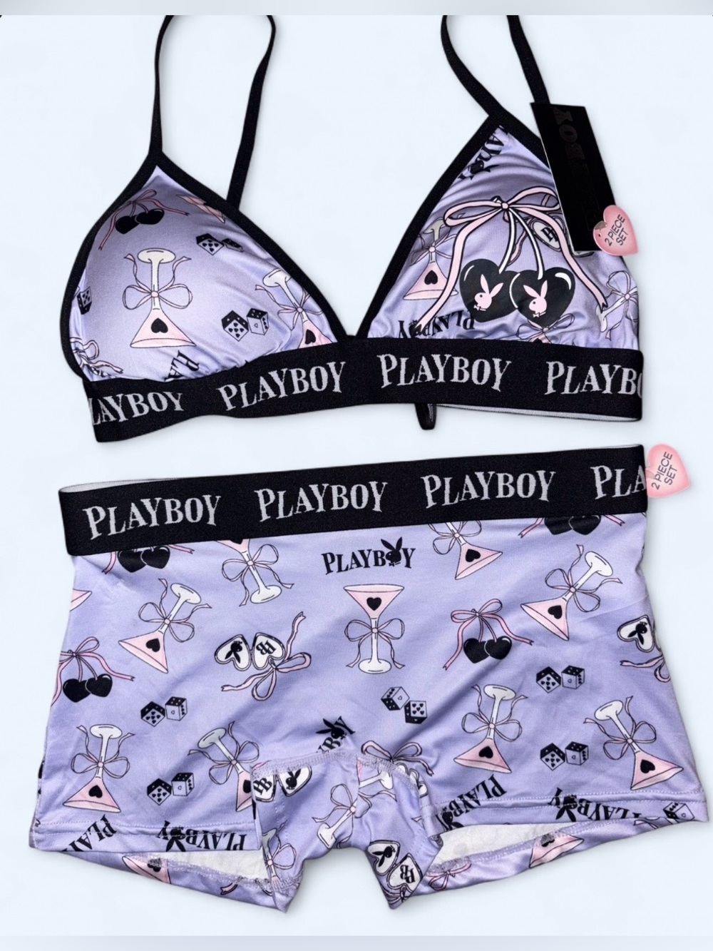Playboy Intimates NWT 2PC Lounge Set - Size M - Picture 2 of 6